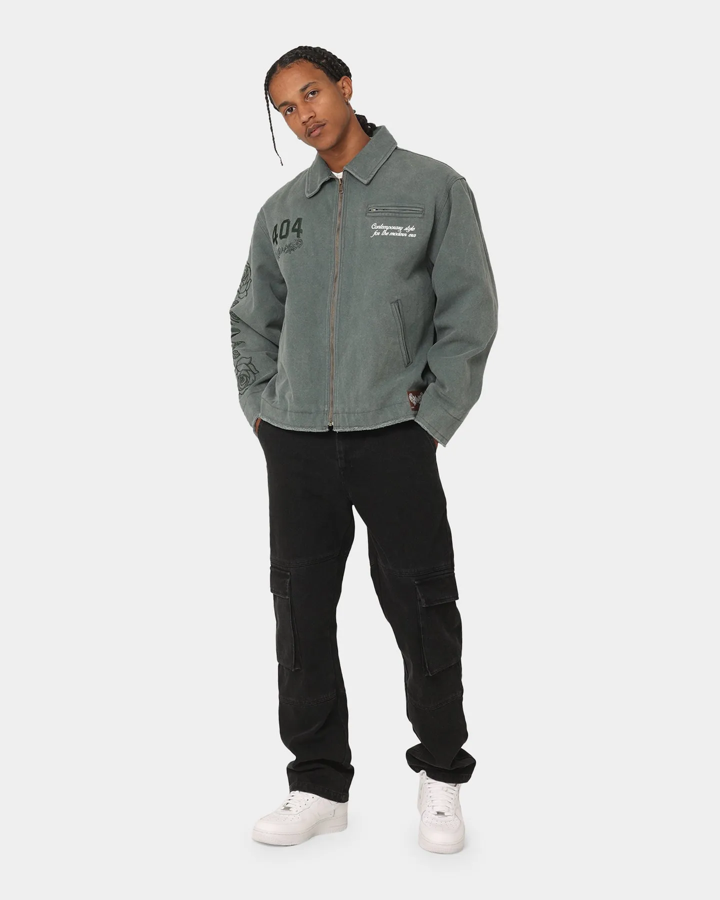 Biker 404 Florence Work Jacket Green