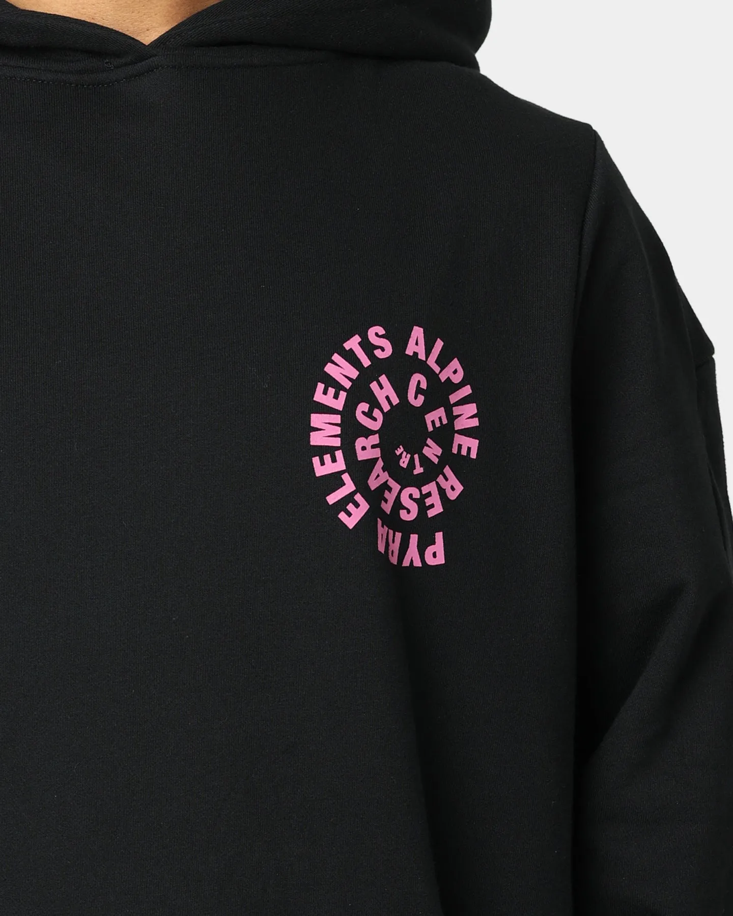 QuickDry Moisture Wicking Pyra Spin Out Hoodie Black/Purple