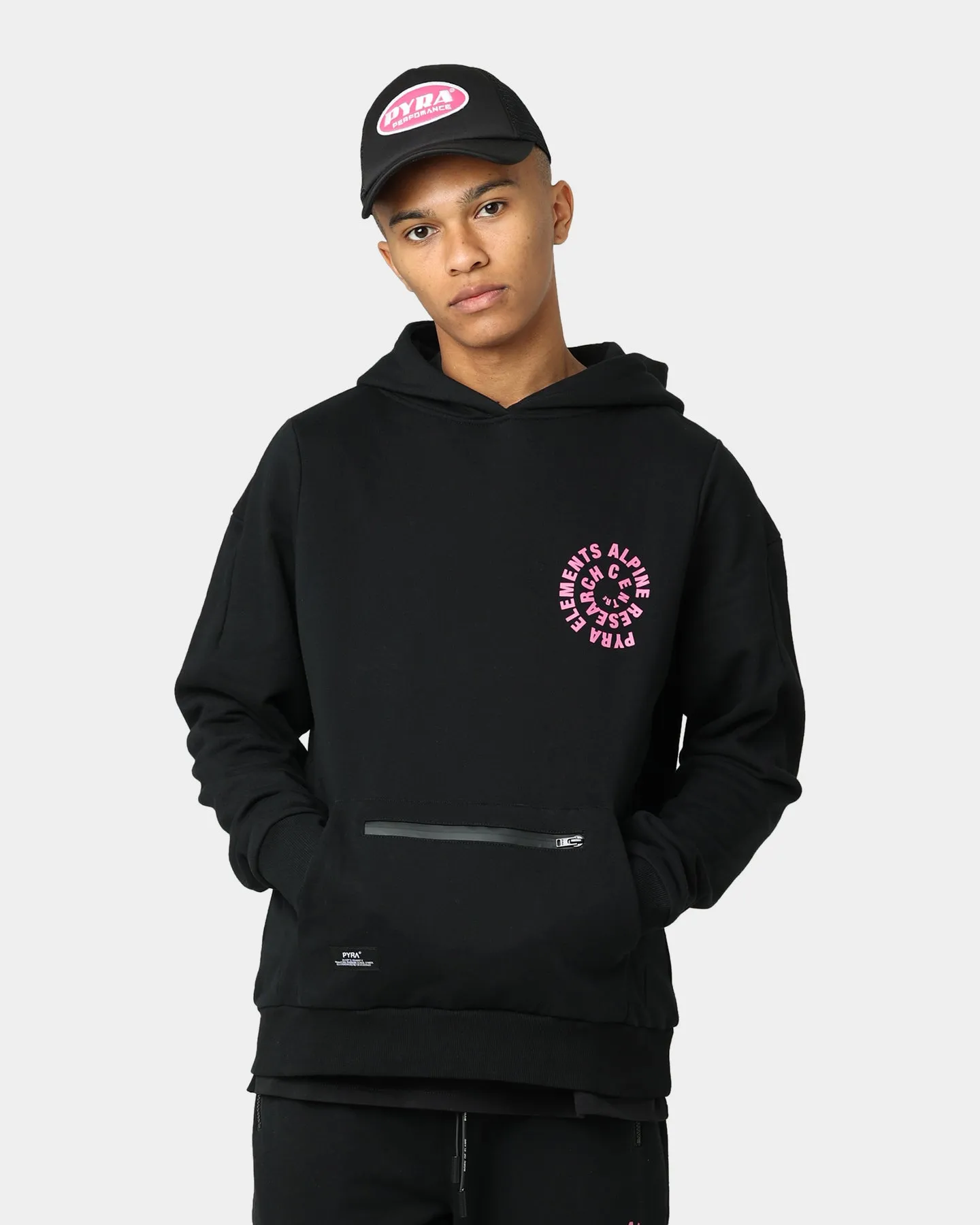 Pyra Spin Out Hoodie Black/Purple Water Resistant Material Green