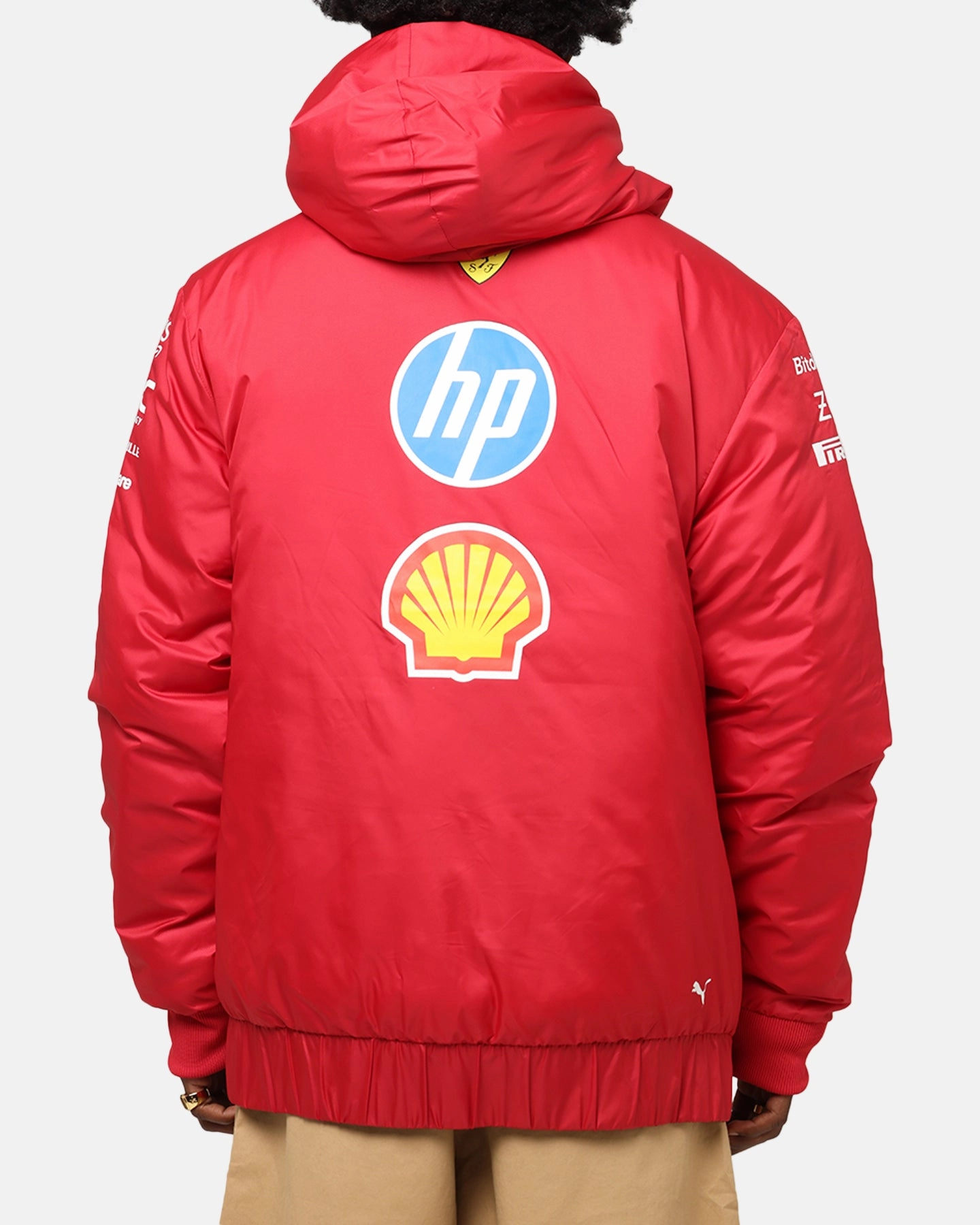 Fitted Puma X Scuderia Ferrari Team Reversible Jacket Cherry