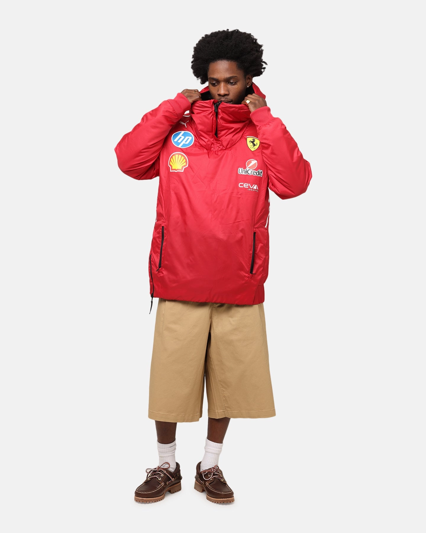 clean design Puma X Scuderia Ferrari Team Reversible Jacket Cherry