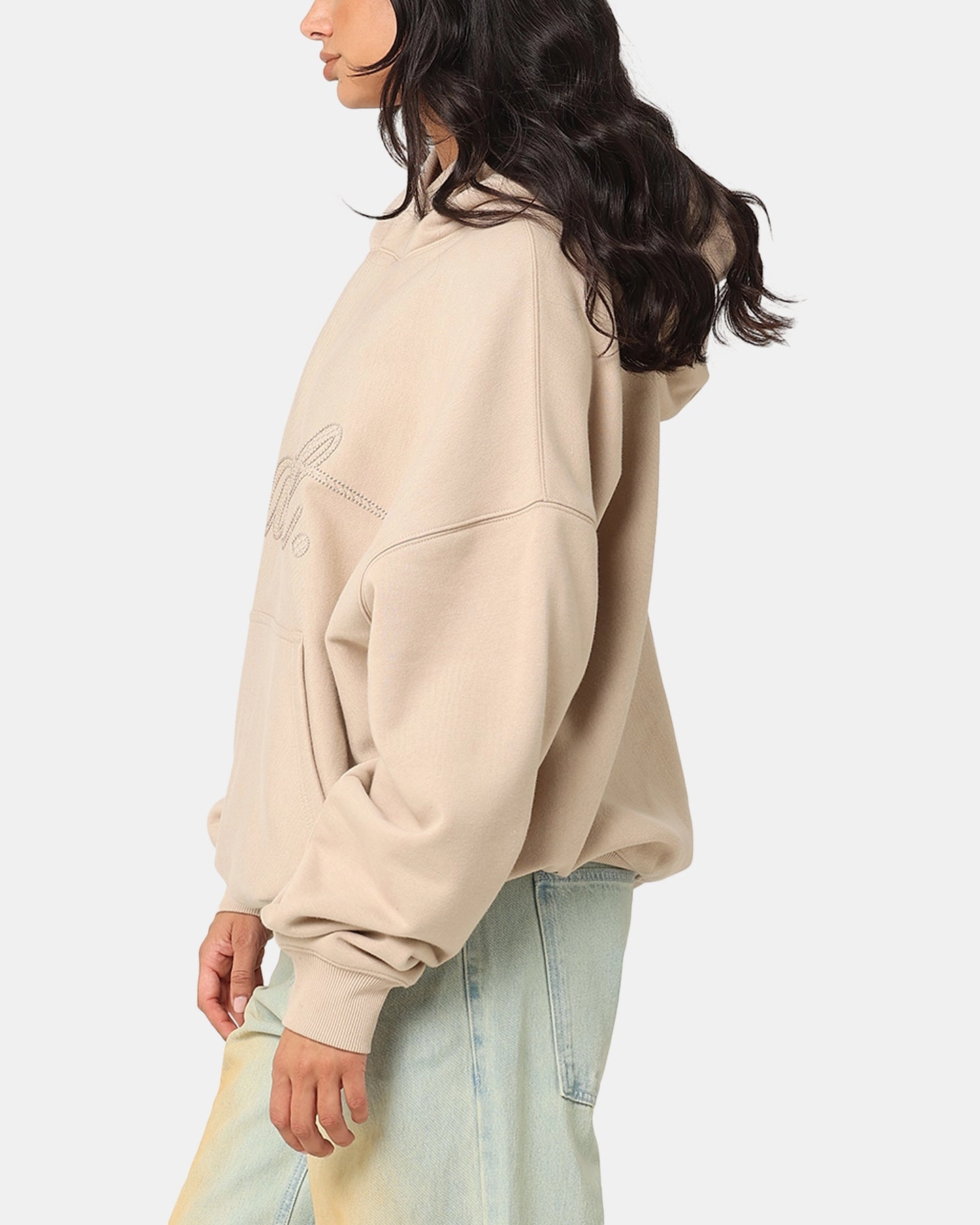 Ergonomic Tailoring Saint Morta Scribere Premium Hoodie Stone