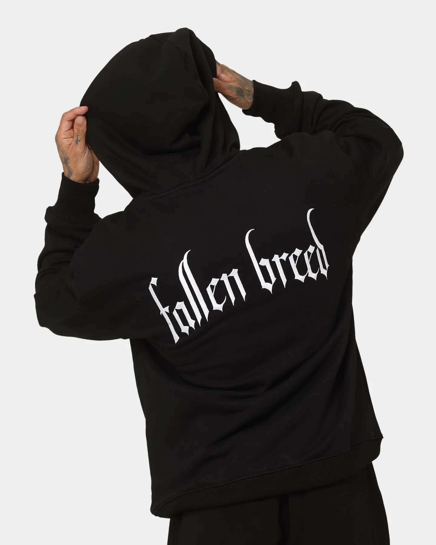 Fallen Breed Signature Logo Hoodie Black New Arrival