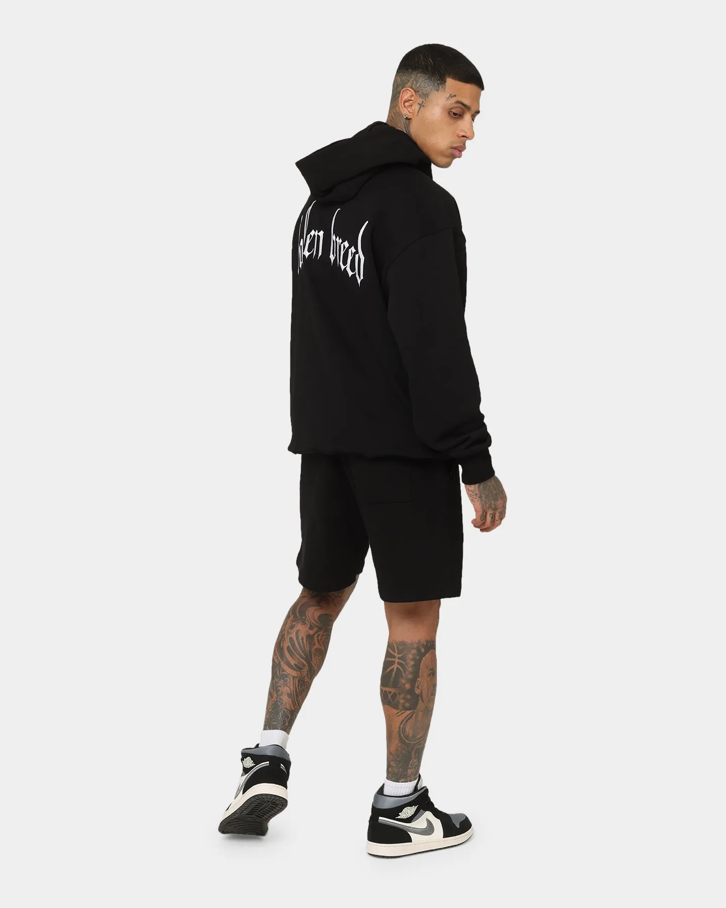 Inspire ski holiday Fallen Breed Signature Logo Hoodie Black