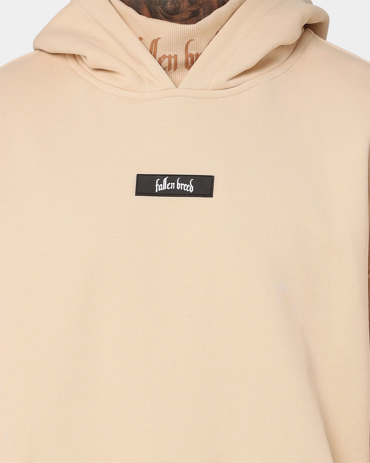 Describe Dry Touch Fallen Breed Signature Logo Hoodie Nude