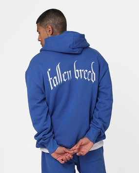 Fallen Breed Signature Logo Hoodie Sapphire Blue Solid Layer Option