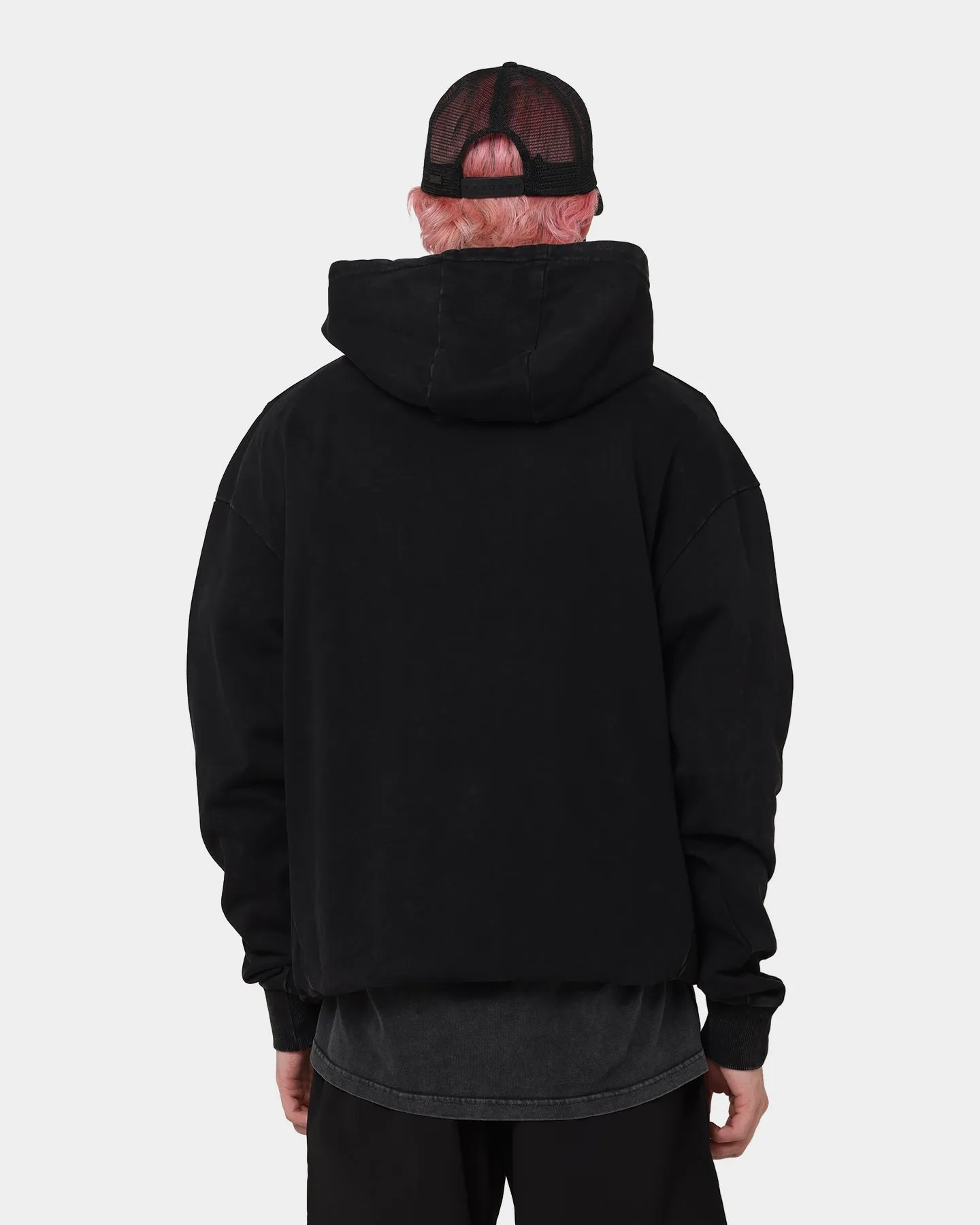 Help Contemporary Fit PYRA Old Town Vintage Hoodie Vintage Black