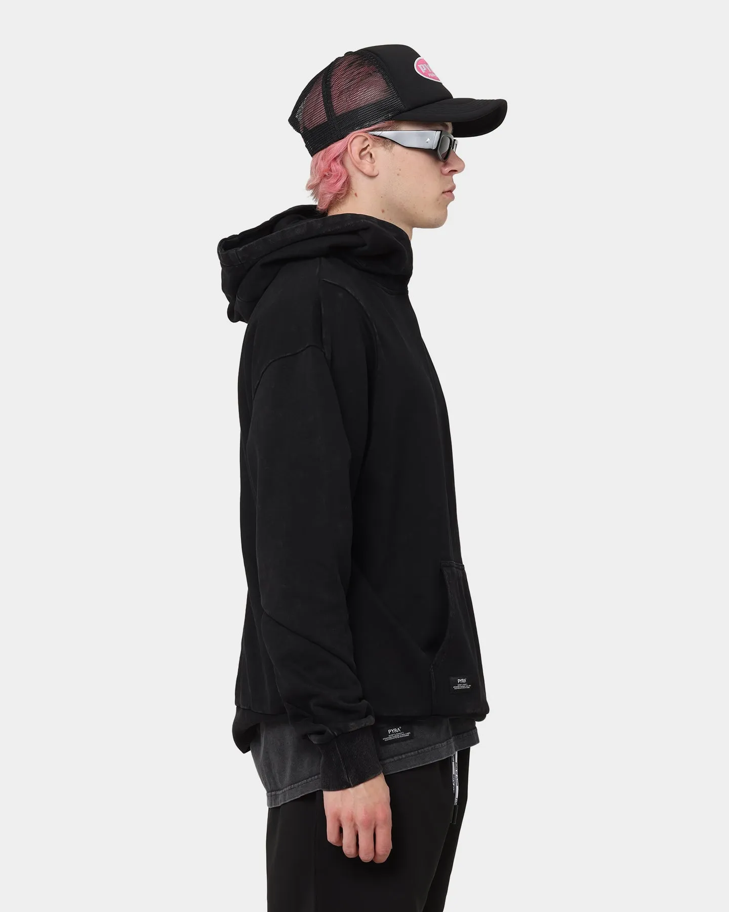 Water-Resistant Layer Layer Look PYRA Old Town Vintage Hoodie Vintage Black