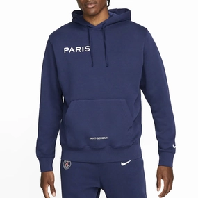 PSG cotton Casual presentation tracksuit 2022/23 navy - Nike Hypoallergenic fabric