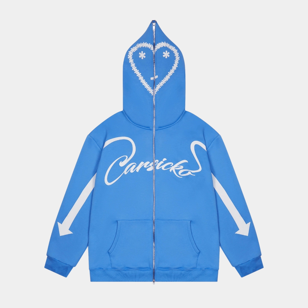 Carsicko Love Spread Zip Up Hoodie - University Blue ReinforcedKneePanels body wash