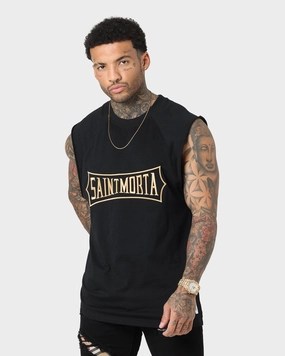 Saint Morta Ceremony Raglan Muscle T-Shirt Black/Gold Casual Vibes