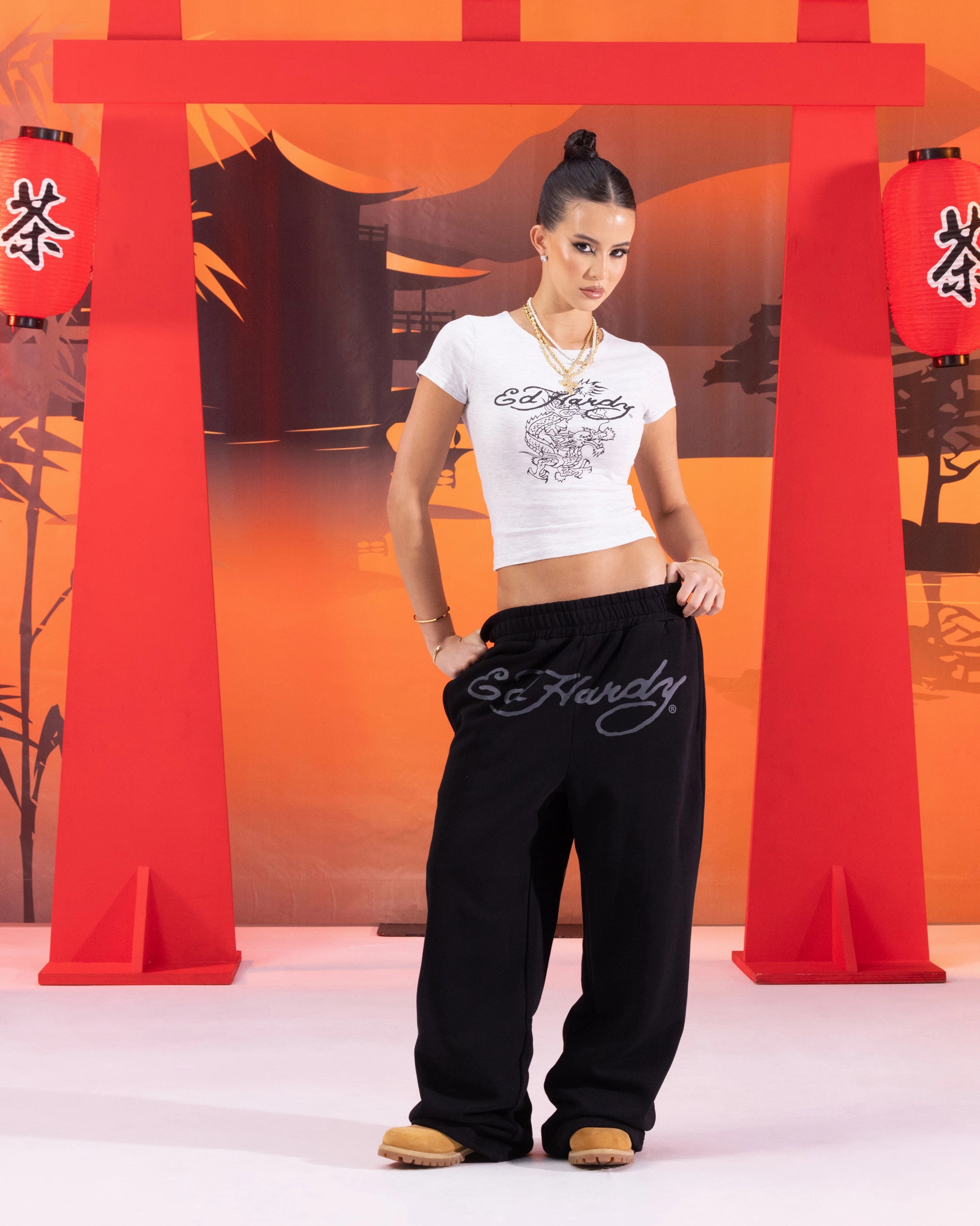 Ed Hardy Dragon Trackpants Black Wardrobe Essential