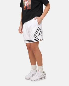 Jordan Dri-FIT Sport Diamond Shorts White/Black/Black Leather shorts