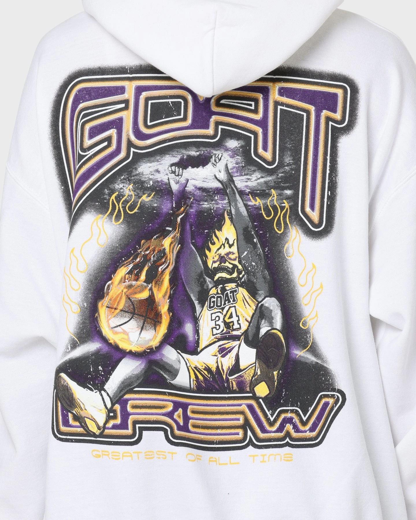 Goat Crew Space Slam Hoodie White Water Repellent