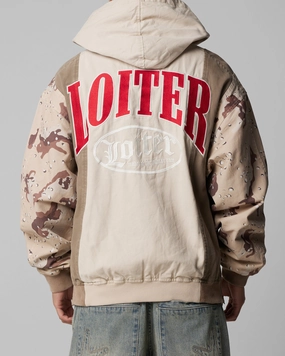 Family gathering wear Loiter Splinter Hoodie Desert Camo