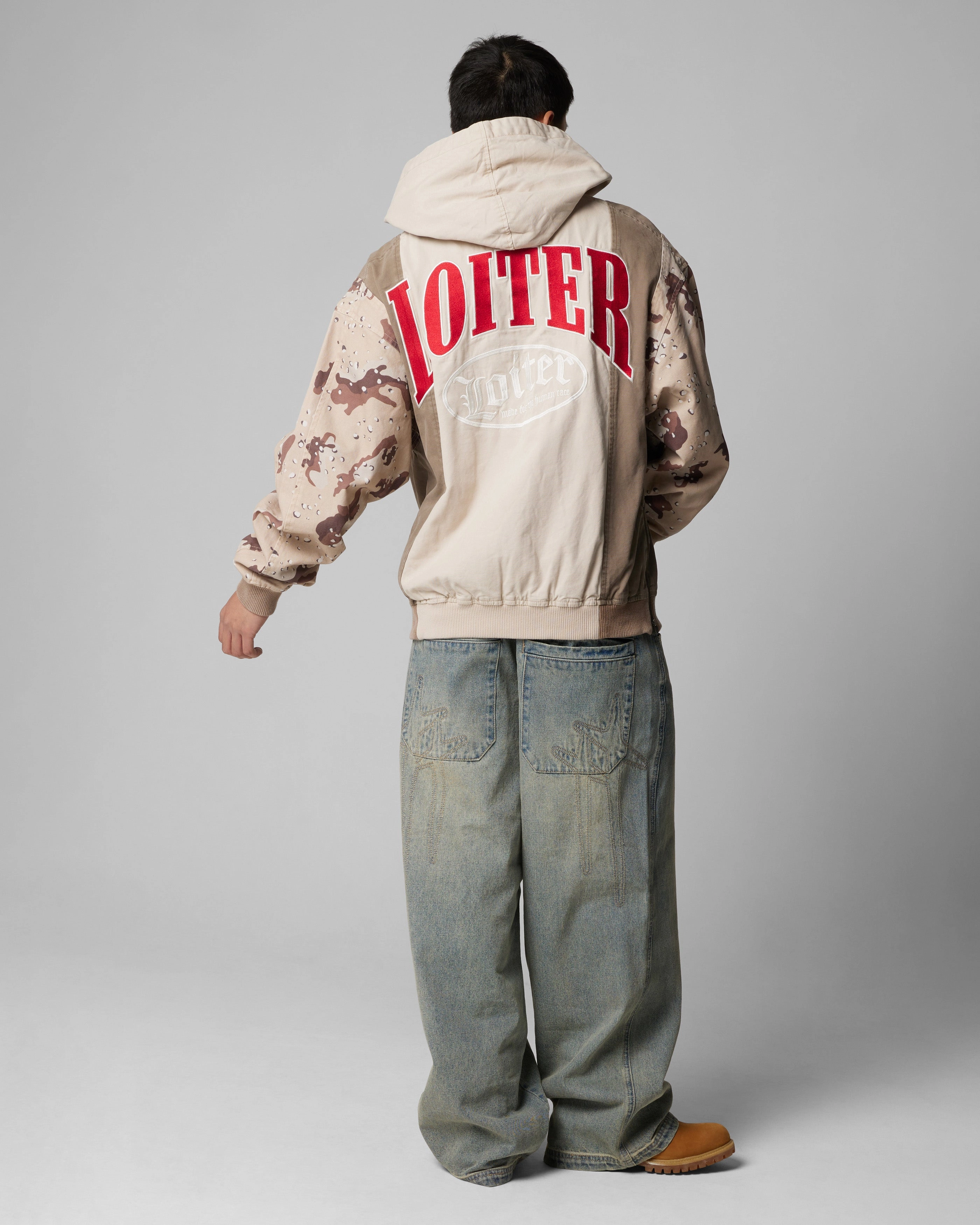 Loiter Splinter Hoodie Desert Camo Fashion Statement