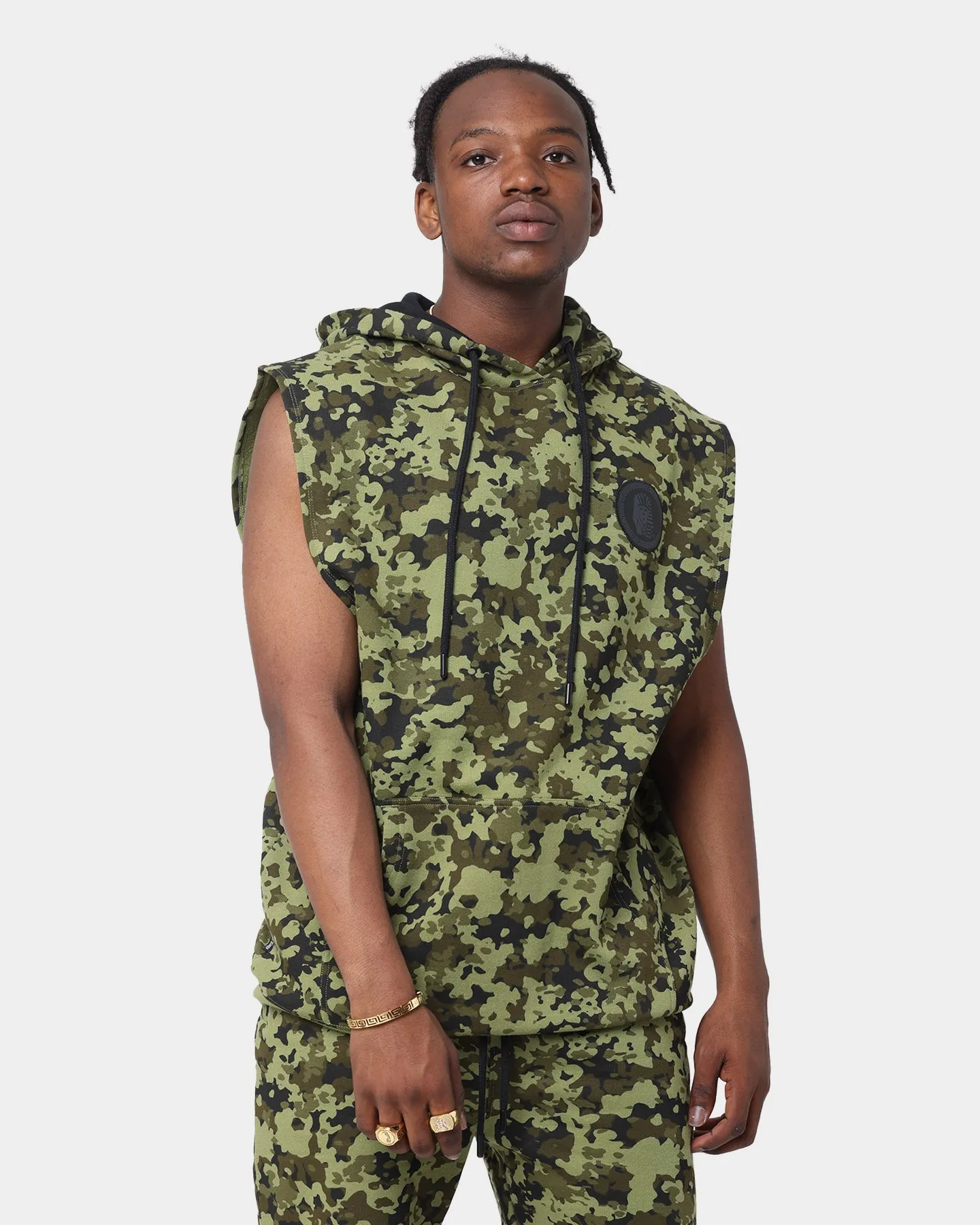 Last Kings Pharaoh Camo Sleeveless Hoodie Camo Service