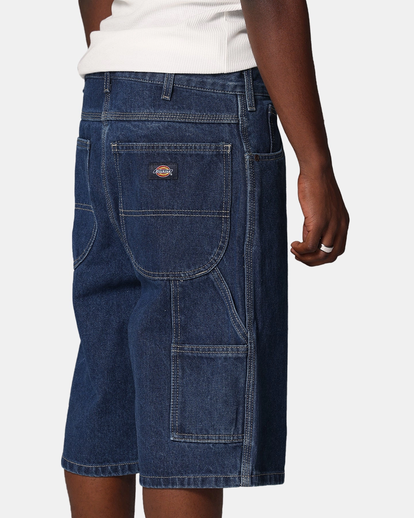 Dickies Relaxed Fit Carpenter Shorts Stone Washed Indigo Lightweight Shorts