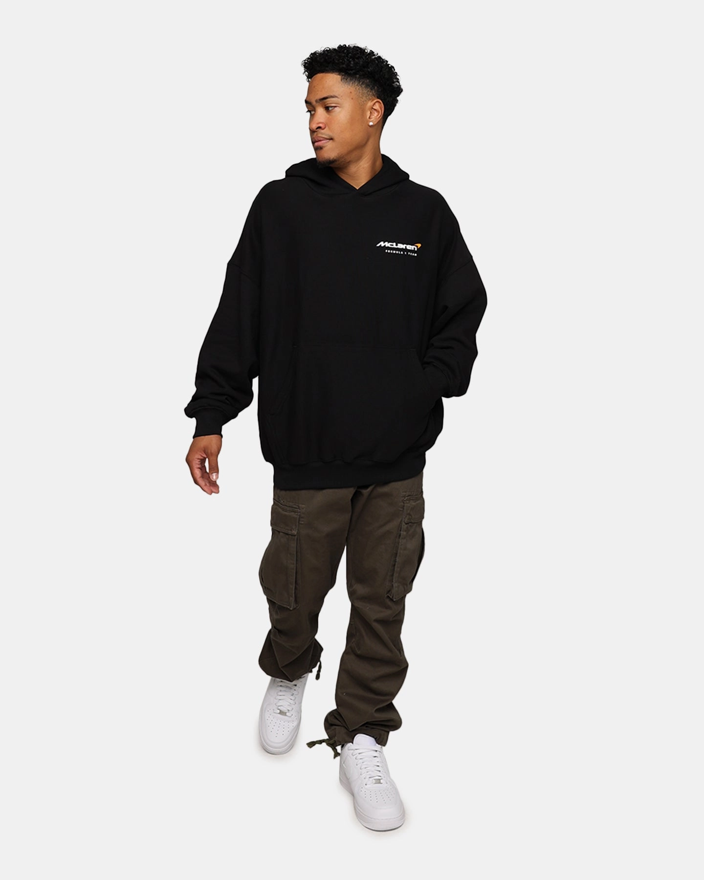 Mitchell & Ness X McLaren X Culture Kings Las Vegas Collection Lando Norris Vintage Hoodie Black UV-protection