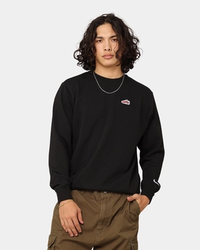 Nike Sportswear French Terry Crewneck Black/White Casual Styling Layering Fashion