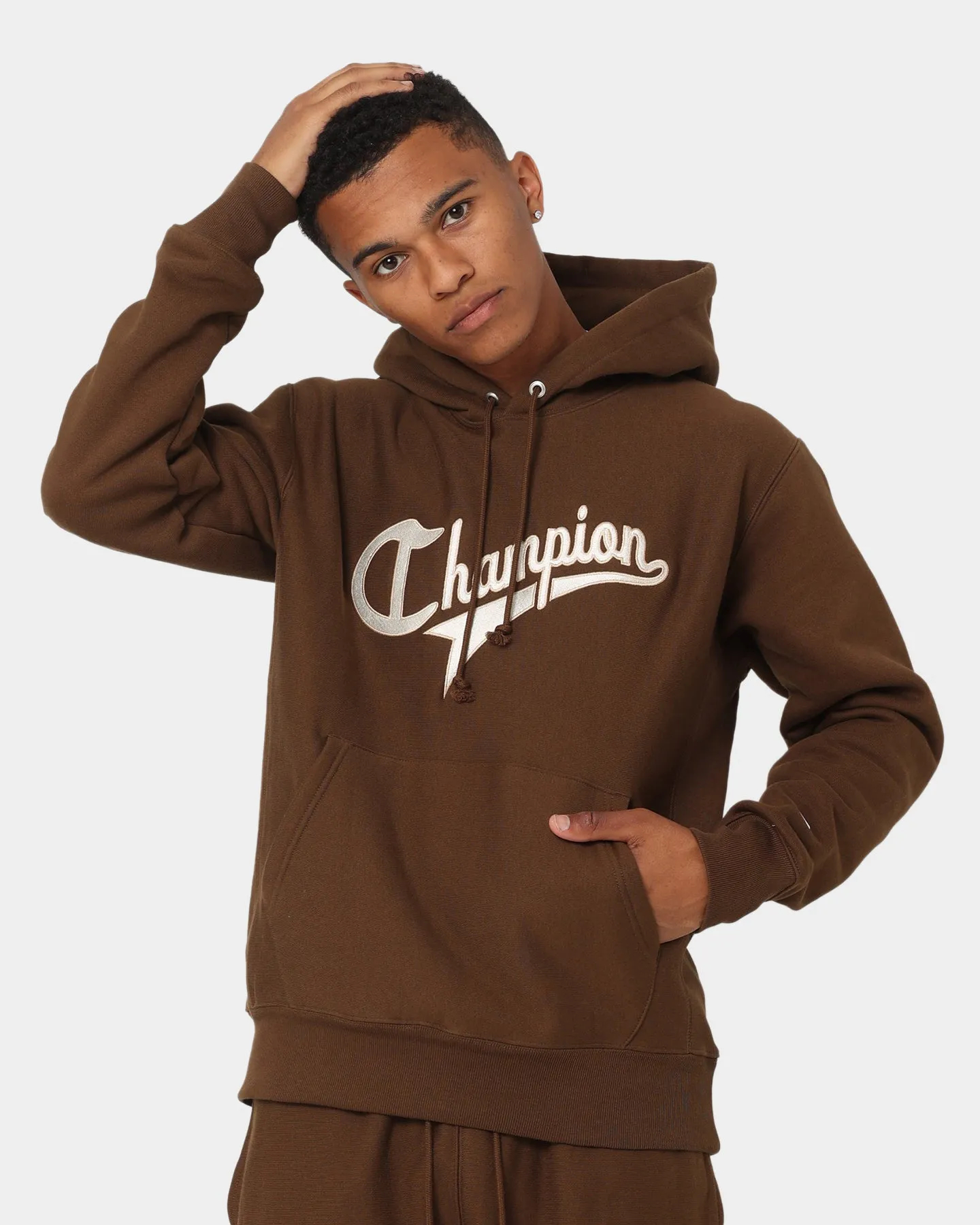 Champion Reverse Weave Cursive Logo Hoodie Dance Monkey aesthetically pleasing