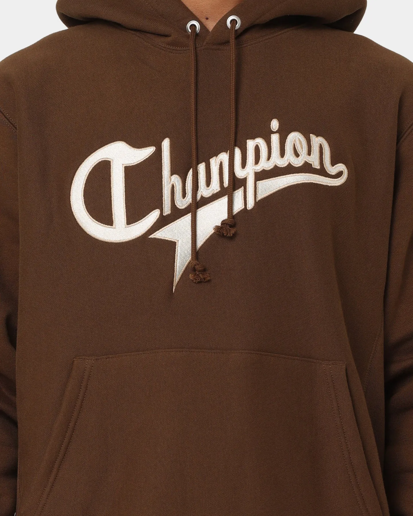Hint Champion Reverse Weave Cursive Logo Hoodie Dance Monkey
