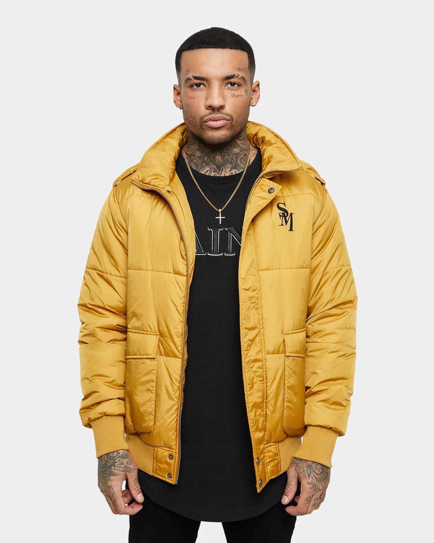 Raglan sleeves Saint Morta Maverick Puffer Jacket Bronze