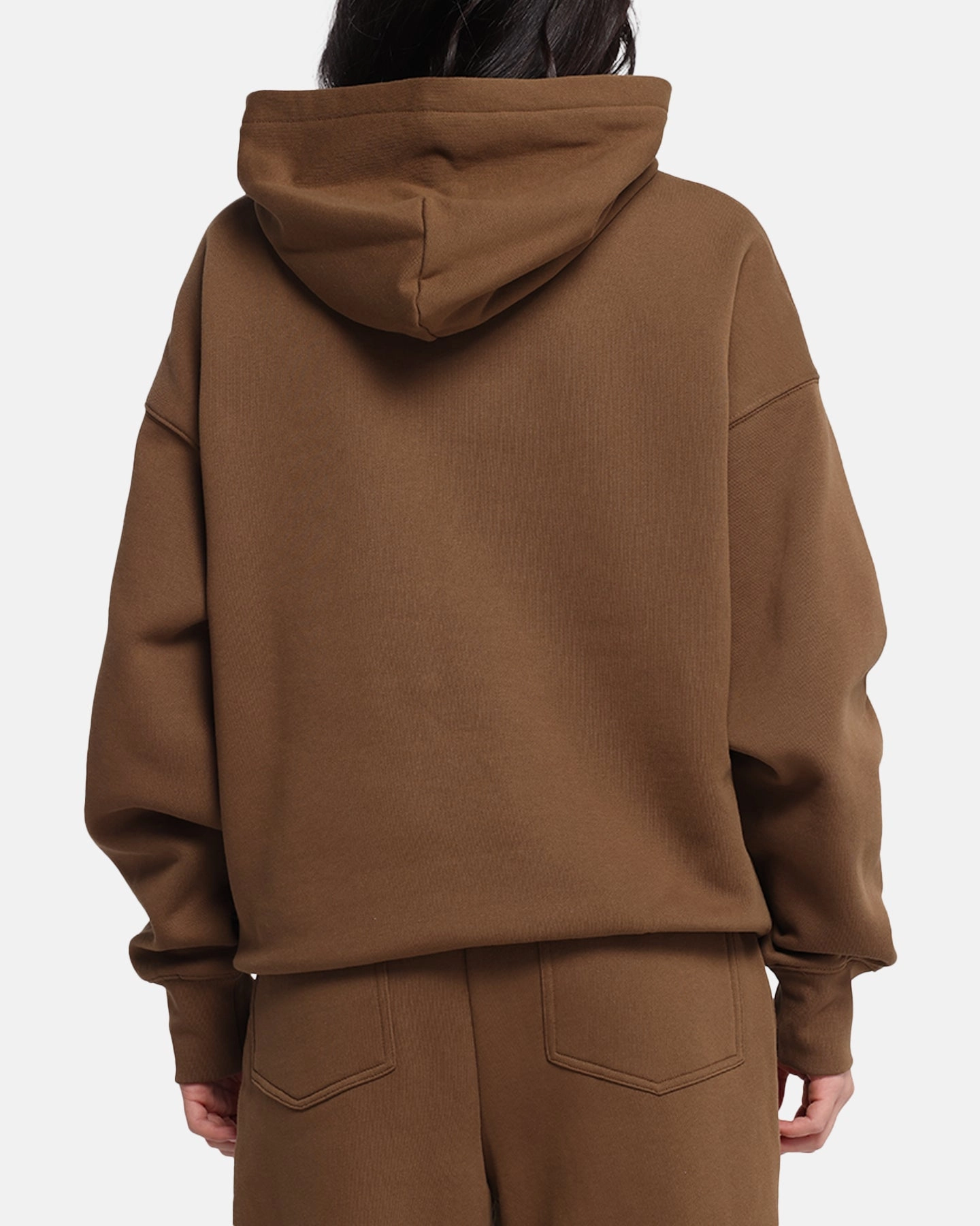 Neutral Tones Loiter Hybrid Premium Hoodie Brown
