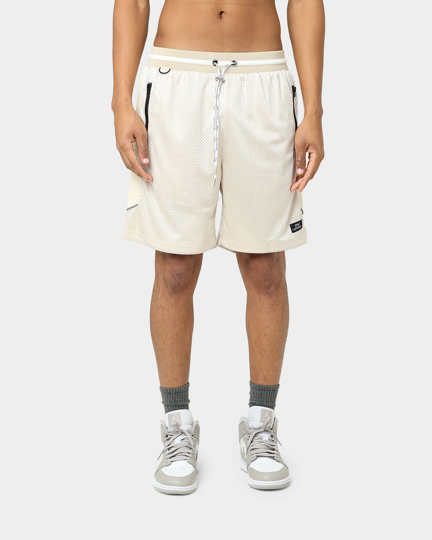 Pyra Nero Mesh Shorts Chateau Grey Color Variety floral shorts