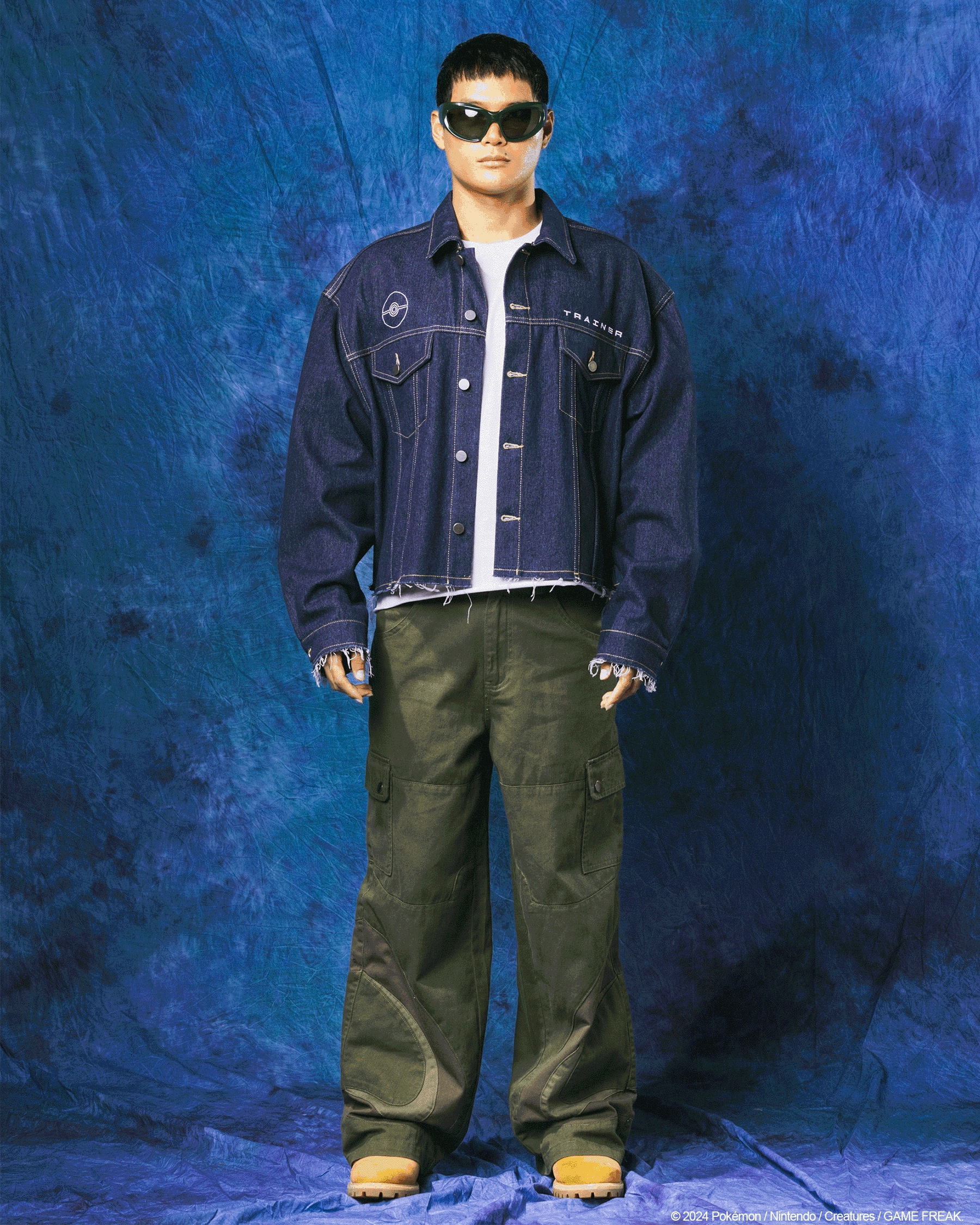 Pok??mon By Loiter Pikachu Denim Jacket Indigo Wilderness Advantage