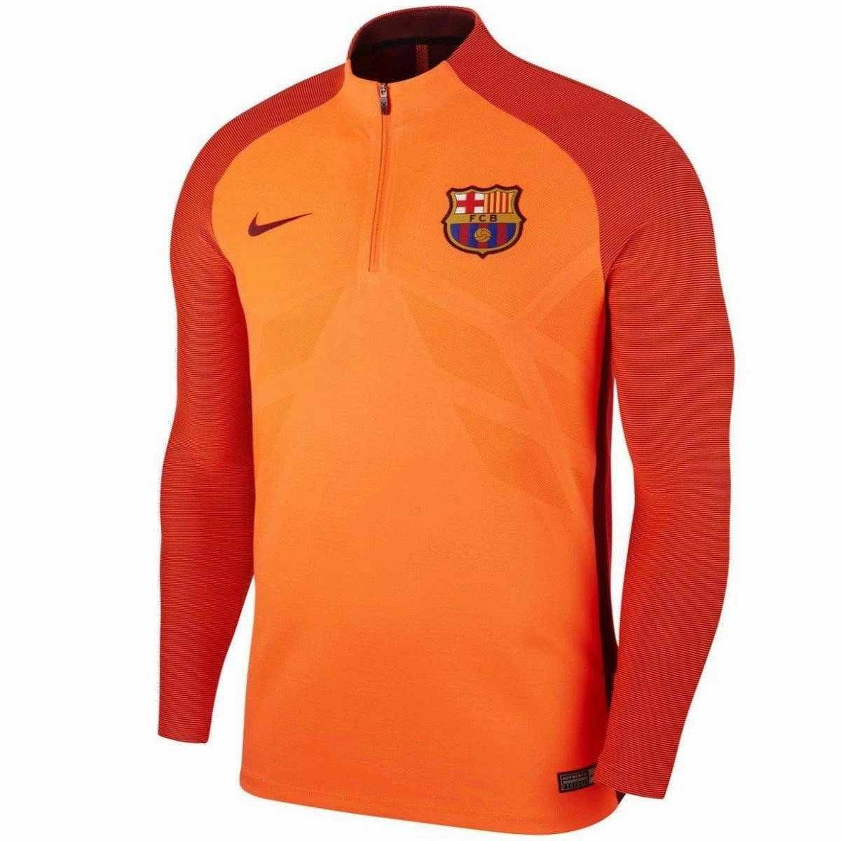 Breathable activewear Durable Weave Fc Barcelona Aeroswift Players Ucl Training technical tracksuit 2017/18 - Nike