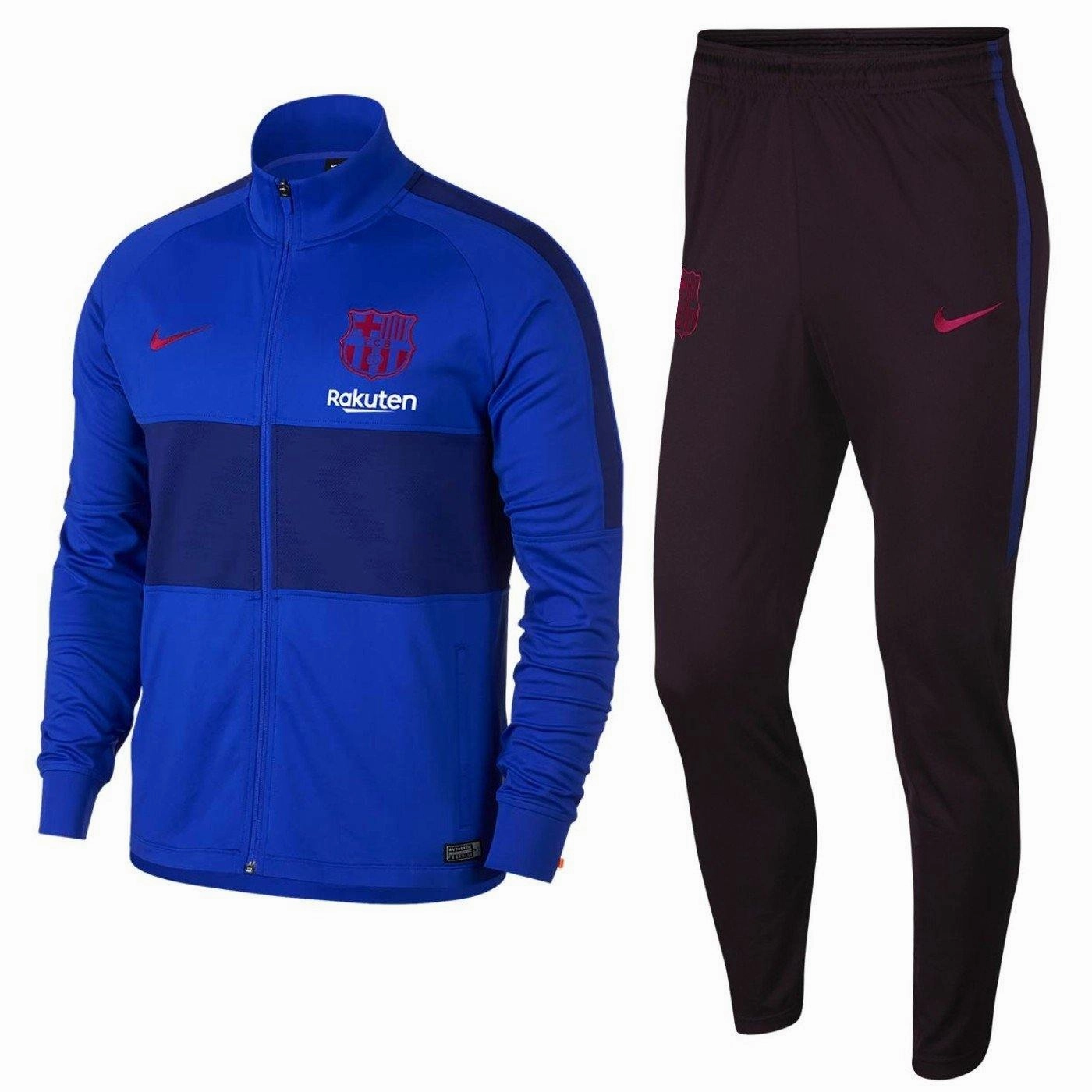 FC Barcelona blue training presentation Soccer tracksuit 2019/2020 - Nike Comfort Apparel Shawl