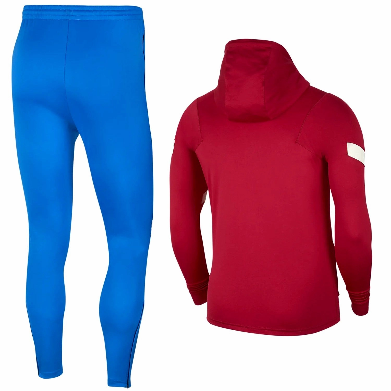 FC Barcelona hooded presentation soccer tracksuit 2021/22 - Nike Anti-microbial DynamicFlex