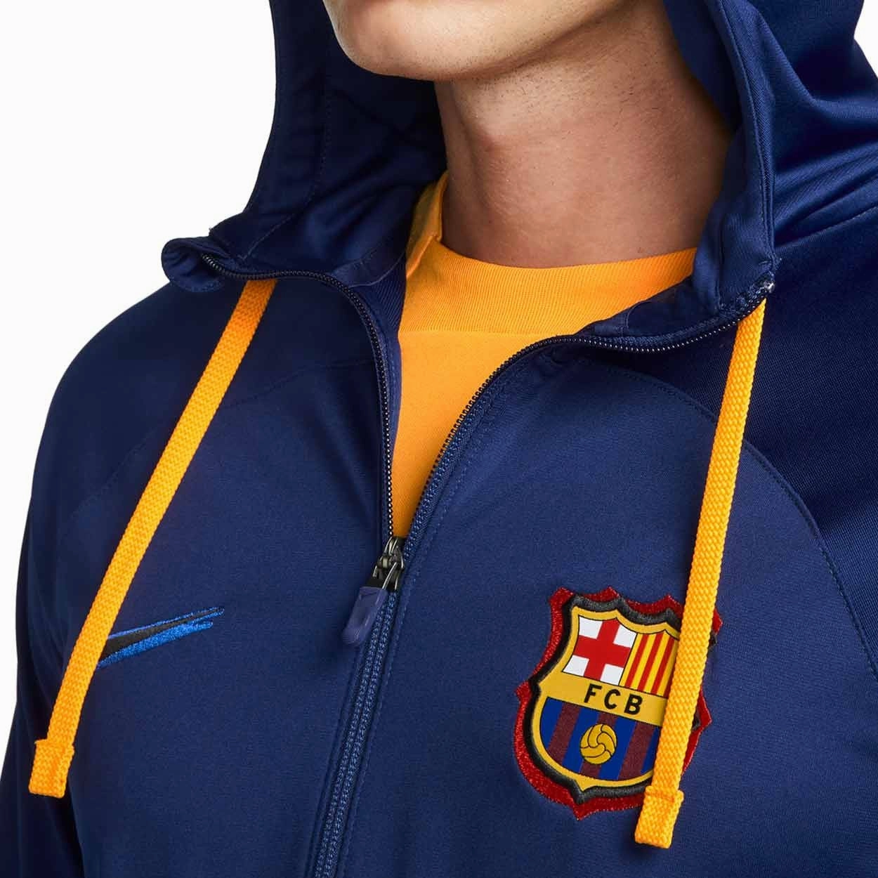 FC Barcelona hooded training presentation tracksuit 2022 - Nike aluminum