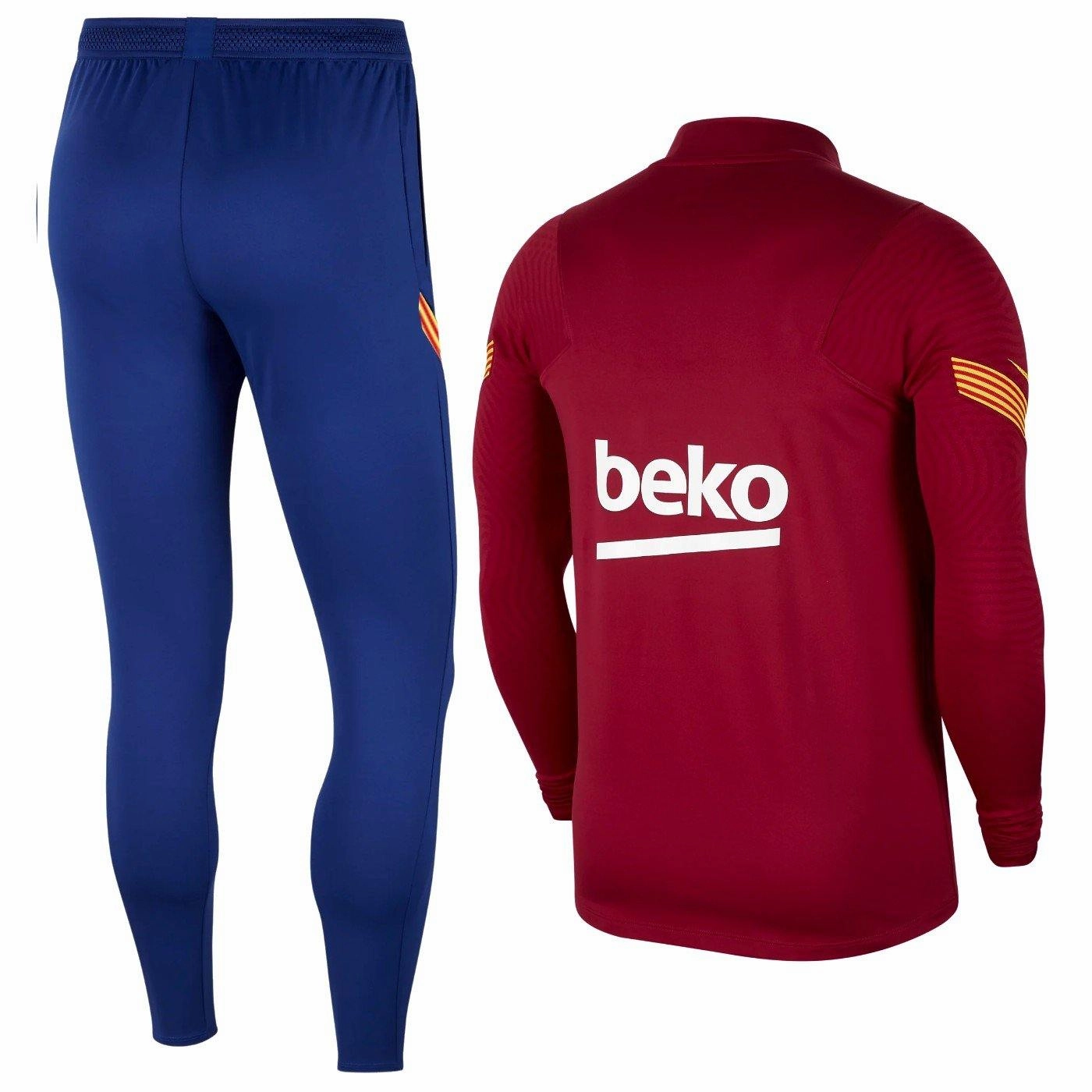 Multi Directional Flex Points FC Barcelona soccer training technical tracksuit 2020/21 - Nike