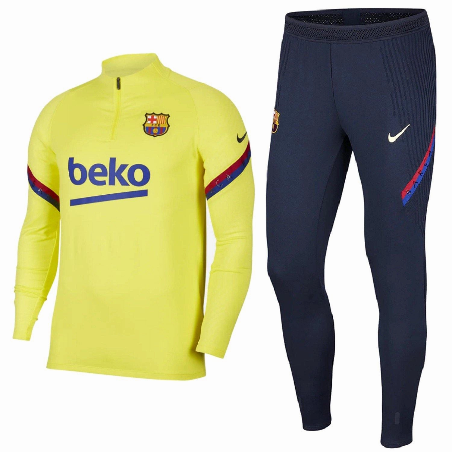 runner FC Barcelona soccer training technical tracksuit 2020 - Nike