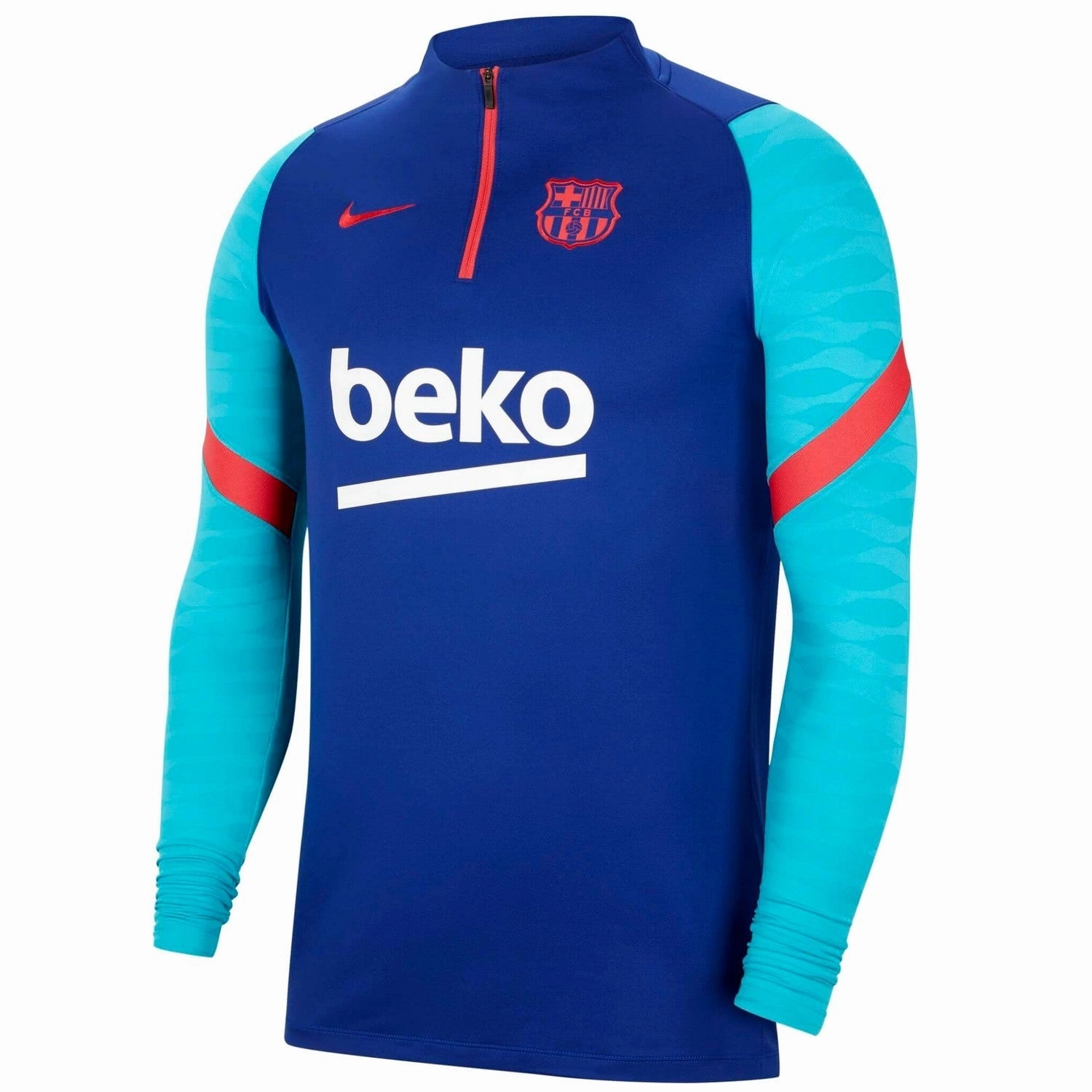 designer venue fragrance FC Barcelona training technical Soccer sweat top 2021 - Nike