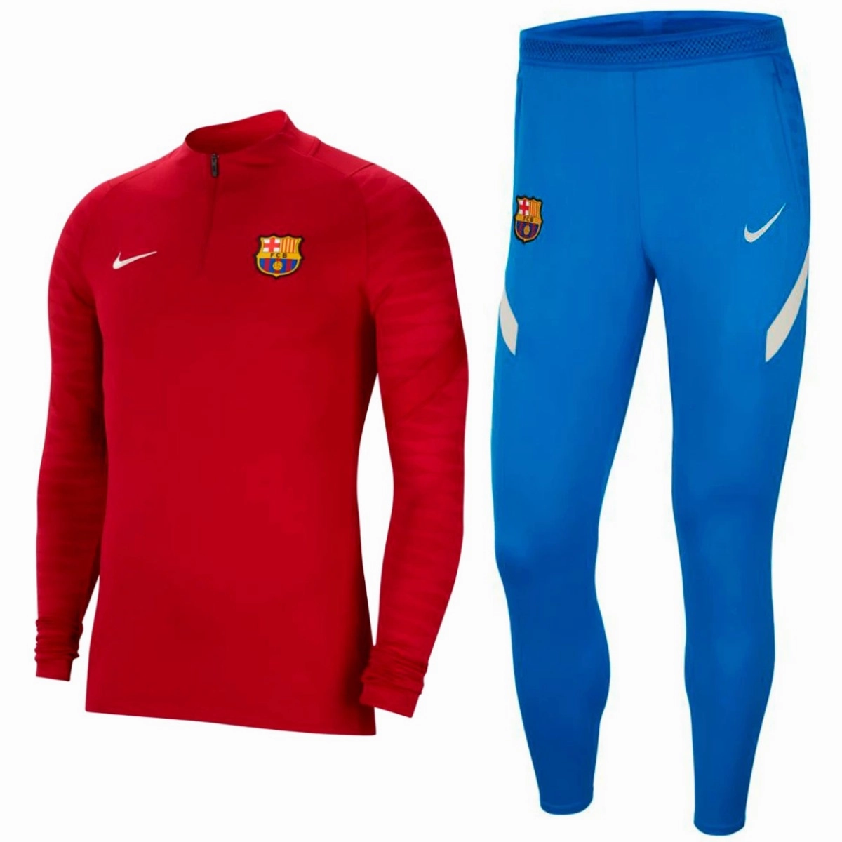 FC Barcelona training technical Soccer tracksuit 2021/22 - Nike VentedPaneling