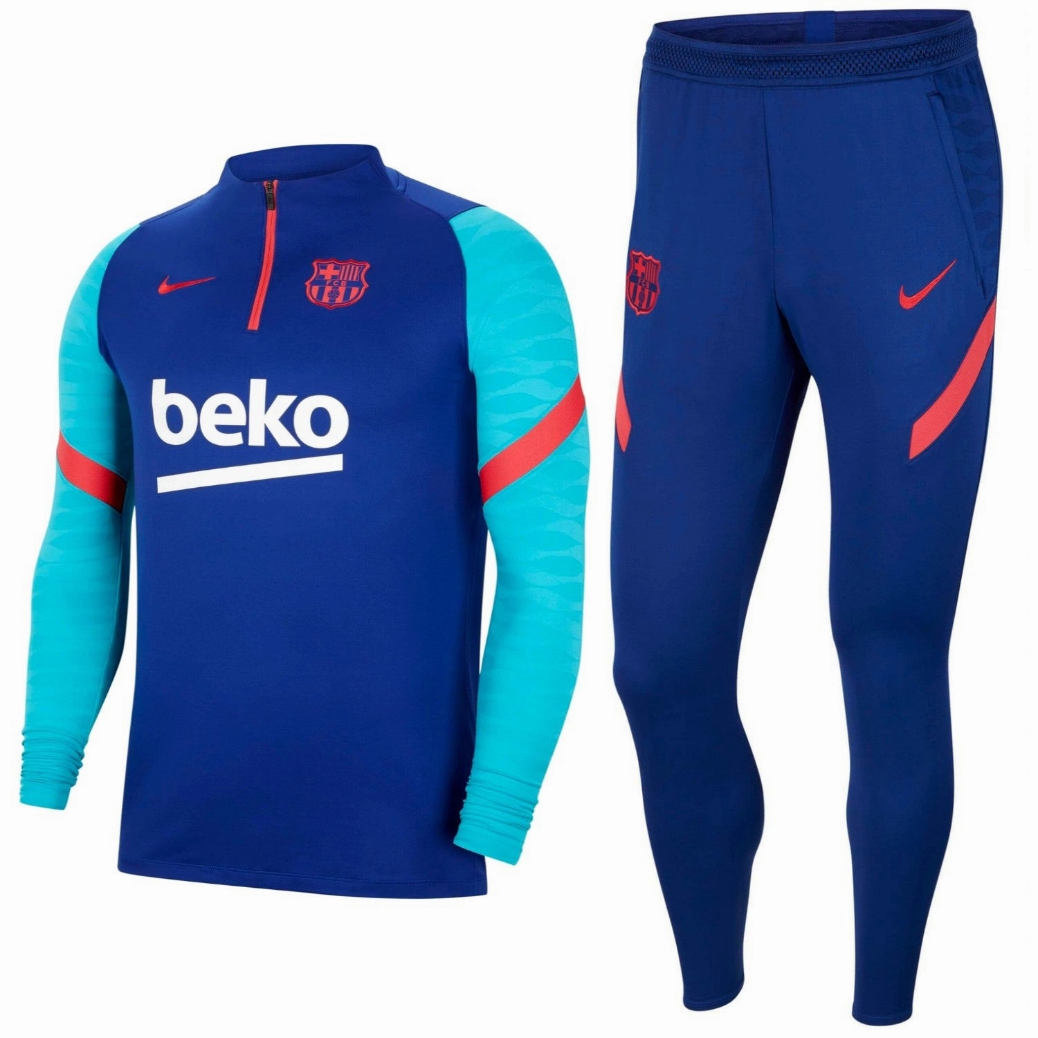 FC Barcelona training technical Soccer tracksuit 2021 - Nike lace venue Rugby