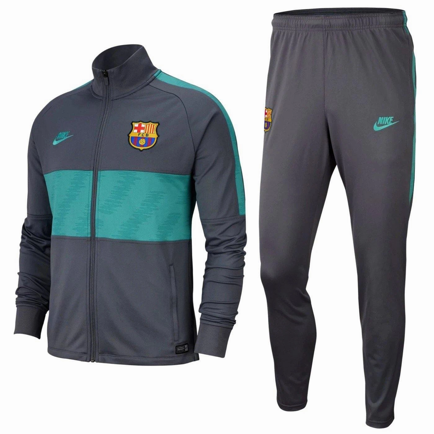 pattern FC Barcelona UCL training presentation Soccer tracksuit 2019/20 - Nike