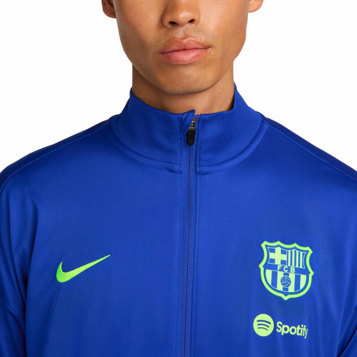 FC Barcelona UCL training presentation soccer tracksuit 2024/25 - Nike Flexible Ribbed Cuffs Wear-resistant