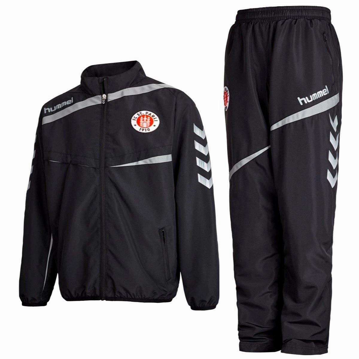 logo venue Fc St. Pauli Presentation Soccer Tracksuit 2015/16 - Hummel