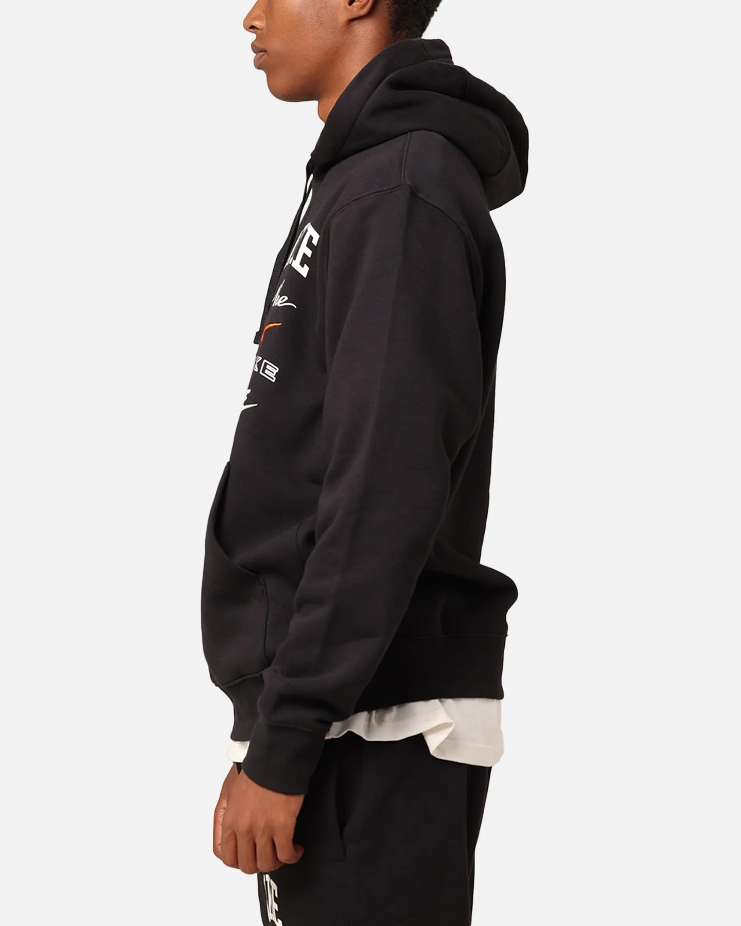 Nike Club Fleece Pullover Hoodie Black/Sail Risk
