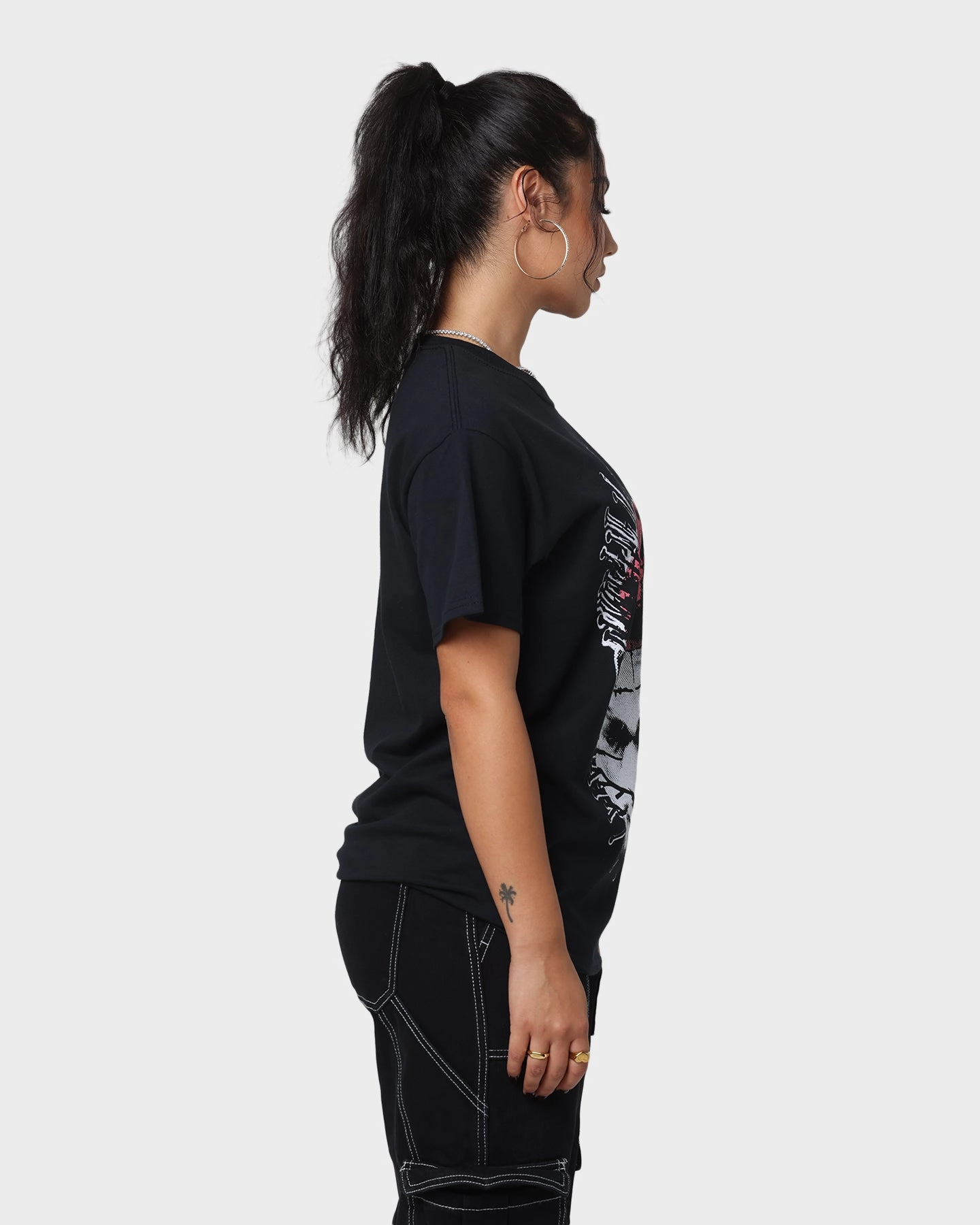 Heathered Texture Rodman Brand Pinhead Vintage T-Shirt Black