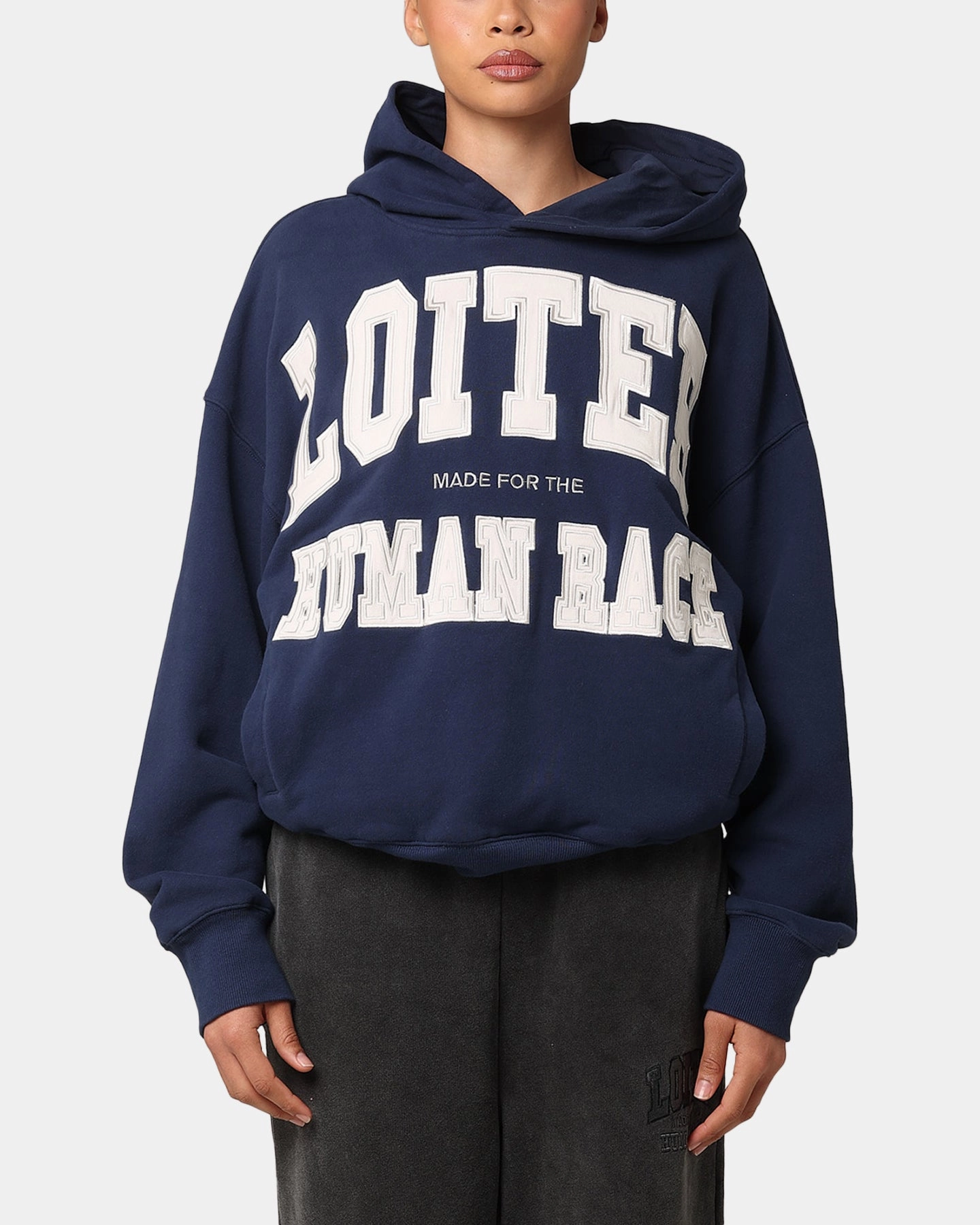countryside Loiter College Dropout Hoodie Navy