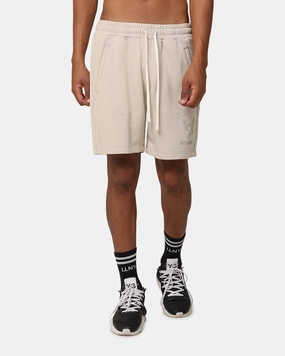 UV protection layer men's fashion The Anti Order Hyphen Sweat Shorts Washed Stone