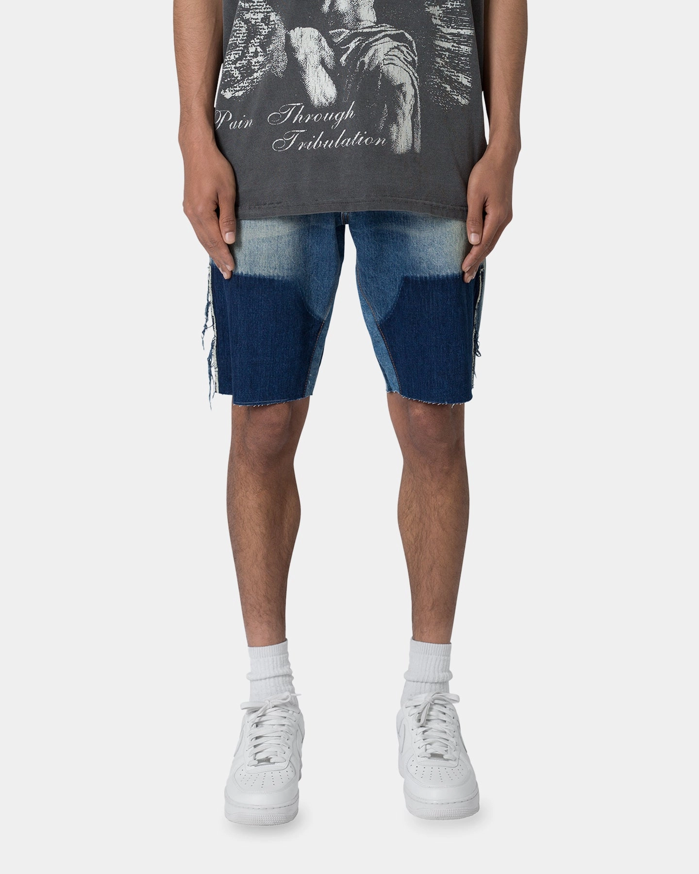 dress shorts MNML R118 Denim Shorts Blue