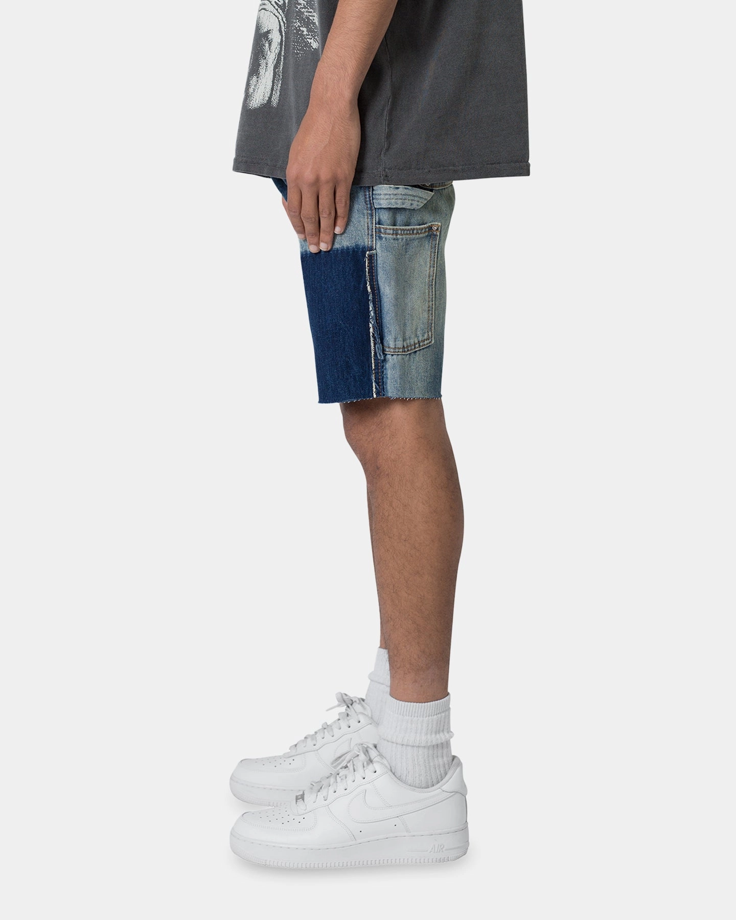 Soft Stretch MNML R118 Denim Shorts Blue