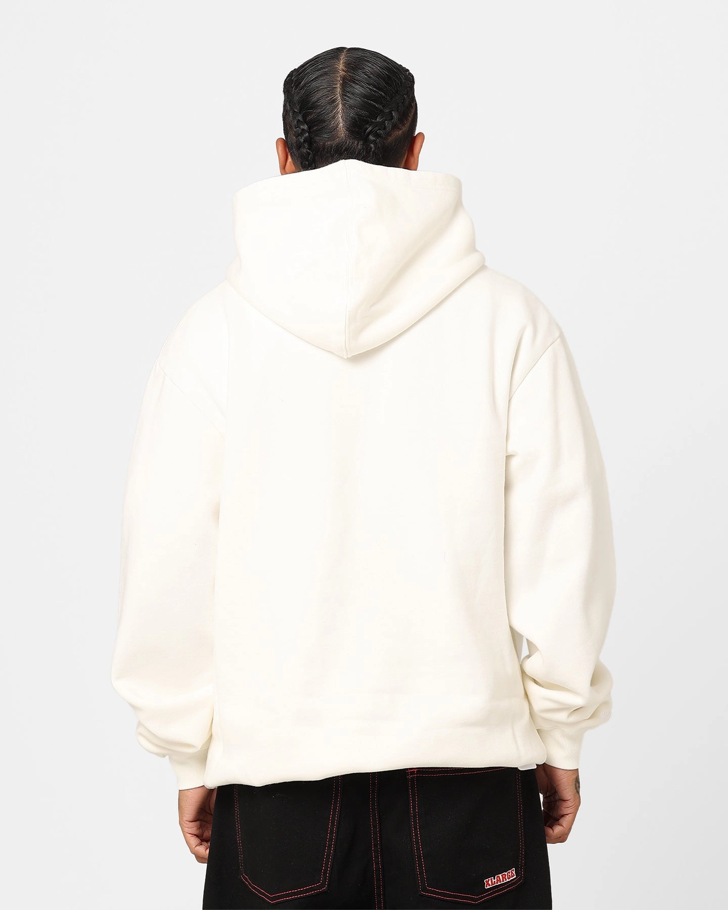 Windproof Design Mitchell & Ness Chicago Bulls Arch Net Oversized Hoodie Vintage White