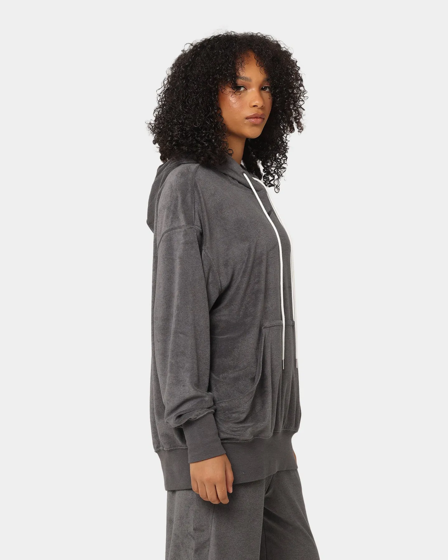 Nike Women's Nike Sportswear French Terry Oversized Pullover Hoodie Anthracite/Black Authorize Commodity